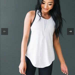 Zyia White Effortless tank
